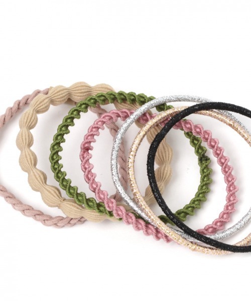 GLOBAL WORK（グローバルワーク）の「SETヘアゴム/892370（ヘアゴム・レディース・ベージュ/ブラウン/ライトグリーン/グリーン系その他3/グリーン/ダークブラウン/ライトグレー/グリーン系その他/ブラウン系その他6/ライトイエロー/ベージュ系その他3・FREE）」の22枚目の写真