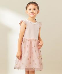 any Fam（エニィファム）の「【100-130cm】チュールスカートドッキング ワンピース（ワンピース・キッズ）」