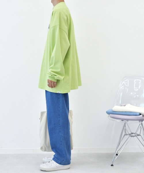 Perushu（ペルーシュ）の「OPEN限定　スケボープリントロンT×トートバッグセット（Tシャツ/カットソー・メンズ・ホワイト/ブラック/ライトグリーン・SMALL/MEDIUM/LARGE）」の22枚目の写真