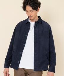coen | テキサスコットンコーデュロイCPOシャツ(ミリタリージャケット)