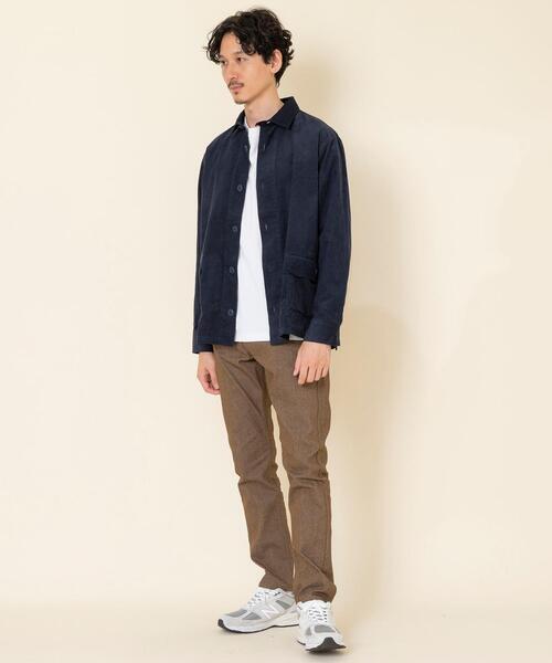 coen（コーエン）の「テキサスコットンコーデュロイCPOシャツ（ミリタリージャケット・メンズ・ブラウン/ネイビー・X-LARGE/LARGE/SMALL/MEDIUM）」の8枚目の写真