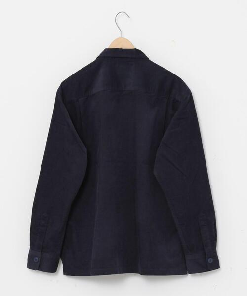 coen（コーエン）の「テキサスコットンコーデュロイCPOシャツ（ミリタリージャケット・メンズ・ブラウン/ネイビー・X-LARGE/LARGE/SMALL/MEDIUM）」の19枚目の写真