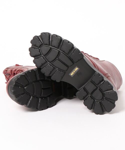 YOSUKE(ヨースケ)の「「YOSUKE/ヨースケ」厚底レースアップショートブーツ(ブーツ・レディース・ダークブラウン/ワイン/ブラック・40/37/38/41/39/36)」の5枚目の写真