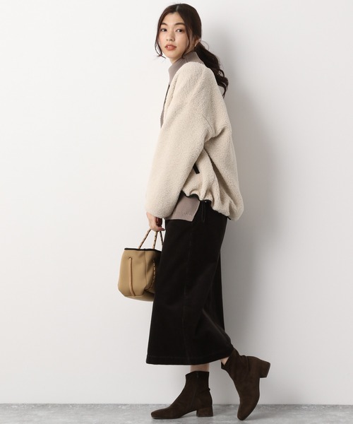 GLOBAL WORK(グローバルワーク)の「リバーシブルボアブルゾン/895355(ブルゾン・レディース・カーキ/ブラック・MEDIUM/LARGE)」の11枚目の写真