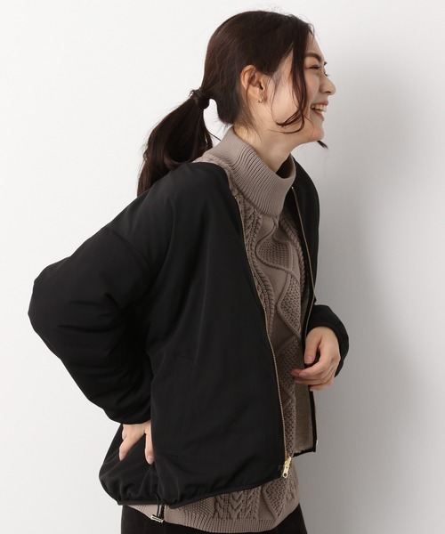 GLOBAL WORK(グローバルワーク)の「リバーシブルボアブルゾン/895355(ブルゾン・レディース・カーキ/ブラック・MEDIUM/LARGE)」の17枚目の写真