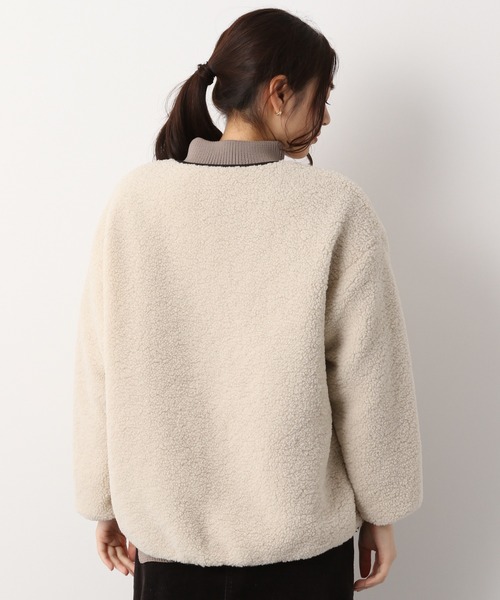 GLOBAL WORK(グローバルワーク)の「リバーシブルボアブルゾン/895355(ブルゾン・レディース・カーキ/ブラック・MEDIUM/LARGE)」の13枚目の写真