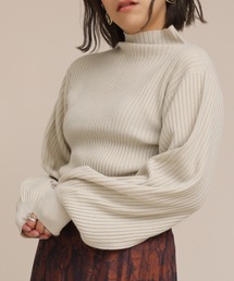 ap retro | 袖ボリュームボトルネックリブニット/プチハイネックリブニット【ZOZO限定アイテム】(ニット/セーター)