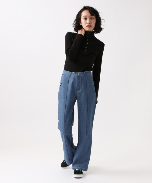 OoH-AHh!(ウーアー)の「OoH-AHh!/スリットフレアデニム 2923092(その他パンツ・レディース・ブラック/サックスブルー・SMALL/MEDIUM)」の3枚目の写真