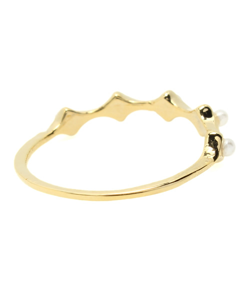 Chico（チコ）の「5連パールリング（リング・レディース・ゴールド・FREE）」の2枚目の写真