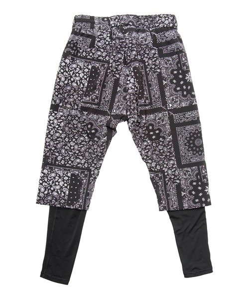 NO ID.(ノーアイディ)の「【NO ID.】Stretch Layered Sarrouel Cropped Pants / ストレッチ レイヤード サルエル クロップド パンツ(その他パンツ・メンズ・ブラック系その他/ブラック・1/3/2)」の6枚目の写真