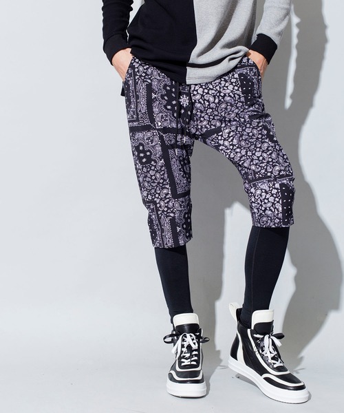 NO ID.(ノーアイディ)の「【NO ID.】Stretch Layered Sarrouel Cropped Pants / ストレッチ レイヤード サルエル クロップド パンツ(その他パンツ・メンズ・ブラック系その他/ブラック・1/3/2)」の15枚目の写真