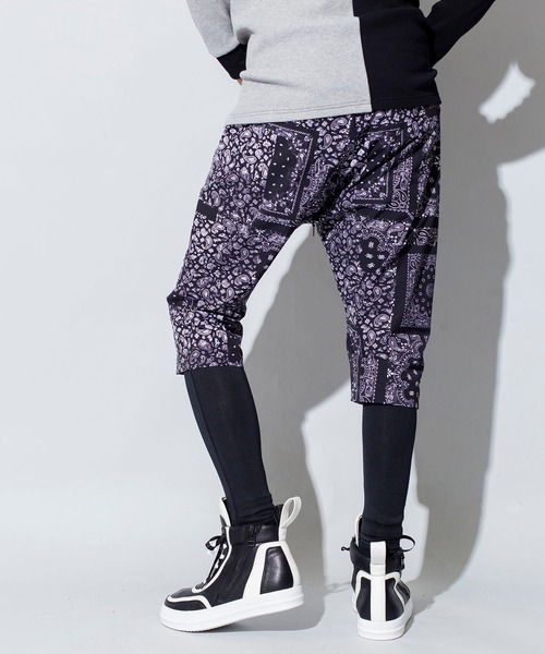 NO ID.(ノーアイディ)の「【NO ID.】Stretch Layered Sarrouel Cropped Pants / ストレッチ レイヤード サルエル クロップド パンツ(その他パンツ・メンズ・ブラック系その他/ブラック・1/3/2)」の17枚目の写真