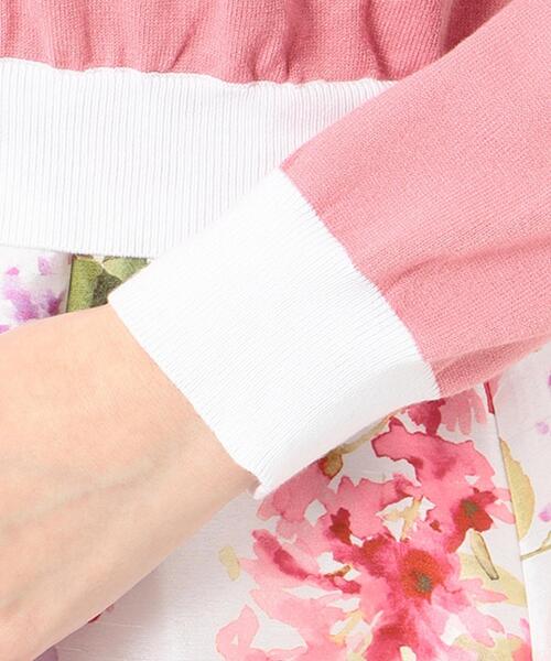TOCCA(トッカ)の「【洗える!】ALSTROMERIA ニットドレス(ワンピース・レディース・ネイビー系1/ピンク系1・X-SMALL/MEDIUM)」の13枚目の写真
