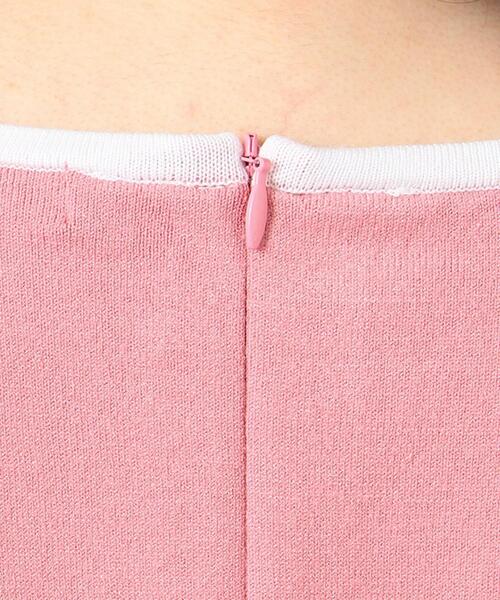 TOCCA(トッカ)の「【洗える!】ALSTROMERIA ニットドレス(ワンピース・レディース・ネイビー系1/ピンク系1・X-SMALL/MEDIUM)」の12枚目の写真