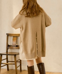 バックデザインスリットニット/【WEB/EC限定商品】