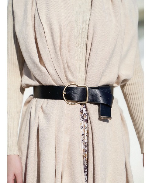 Darich(ダーリッチ)の「アクセントバックルベルト(ベルト・レディース・ブラック/ブラウン/アイボリー・FREE)」の10枚目の写真