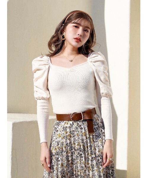 Darich(ダーリッチ)の「アクセントバックルベルト(ベルト・レディース・ブラック/ブラウン/アイボリー・FREE)」の6枚目の写真