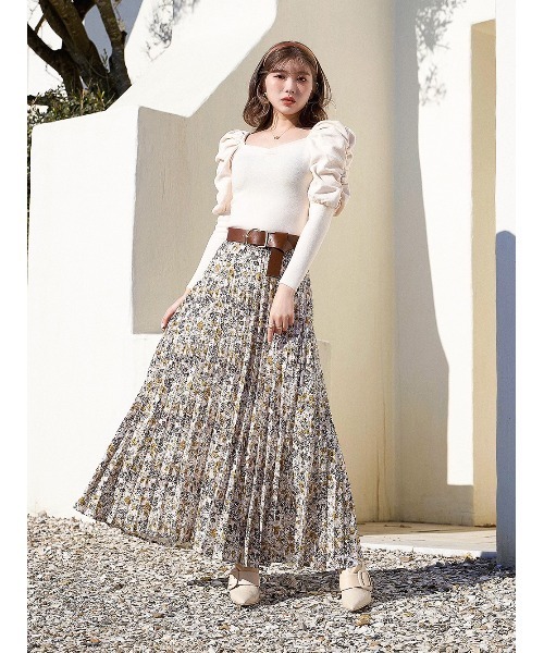 Darich(ダーリッチ)の「アクセントバックルベルト(ベルト・レディース・ブラック/ブラウン/アイボリー・FREE)」の7枚目の写真