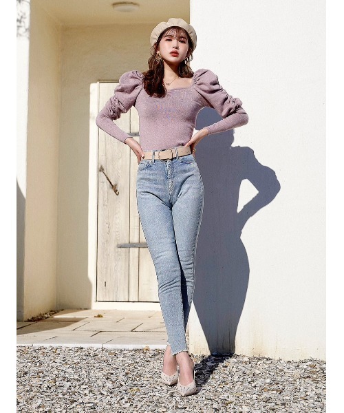 Darich(ダーリッチ)の「アクセントバックルベルト(ベルト・レディース・ブラック/ブラウン/アイボリー・FREE)」の14枚目の写真