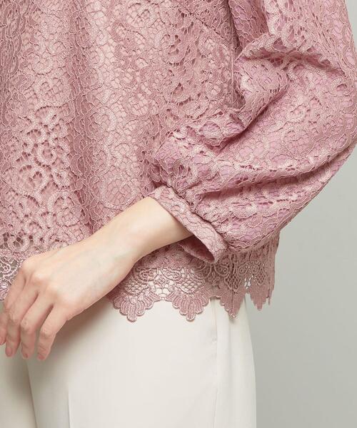 closet story（クローゼットストーリー）の「＜closet story＞ ラッセル キカLACE ブラウス（シャツ/ブラウス・レディース・ライトグレー/ネイビー/ライトピンク・FREE）」の12枚目の写真