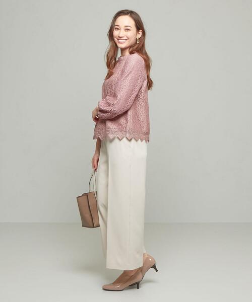 closet story（クローゼットストーリー）の「＜closet story＞ ラッセル キカLACE ブラウス（シャツ/ブラウス・レディース・ライトグレー/ネイビー/ライトピンク・FREE）」の11枚目の写真