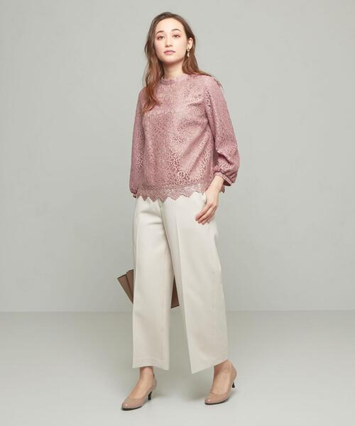 closet story（クローゼットストーリー）の「＜closet story＞ ラッセル キカLACE ブラウス（シャツ/ブラウス・レディース・ライトグレー/ネイビー/ライトピンク・FREE）」の9枚目の写真