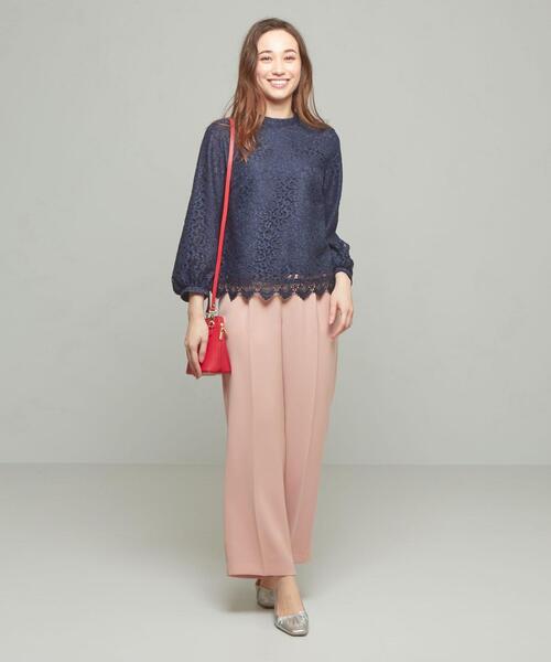 closet story（クローゼットストーリー）の「＜closet story＞ ラッセル キカLACE ブラウス（シャツ/ブラウス・レディース・ライトグレー/ネイビー/ライトピンク・FREE）」の5枚目の写真