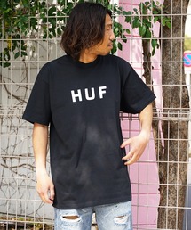 HUF（ハフ）の「HUF/ハフ ESSENTIALS OG LOGO SS TEE 半袖Tシャツ ロゴT（Tシャツ/カットソー・メンズ）」