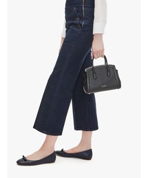 未使用　Kate Spade New York ミニサッチェル　ノットストライプ 未使用 Kate Spade New York ミニサッチェル ノットストライプ