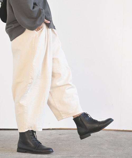 rps（アールピーエス）の「コットンツイルエッグパンツ（その他パンツ・レディース・カーキ/ブラック/ベージュ/ライトベージュ/ライトカーキ/アイボリー・M/フリー）」の10枚目の写真