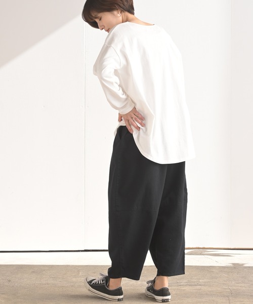 rps（アールピーエス）の「コットンツイルエッグパンツ（その他パンツ・レディース・カーキ/ブラック/ベージュ/ライトベージュ/ライトカーキ/アイボリー・M/フリー）」の17枚目の写真