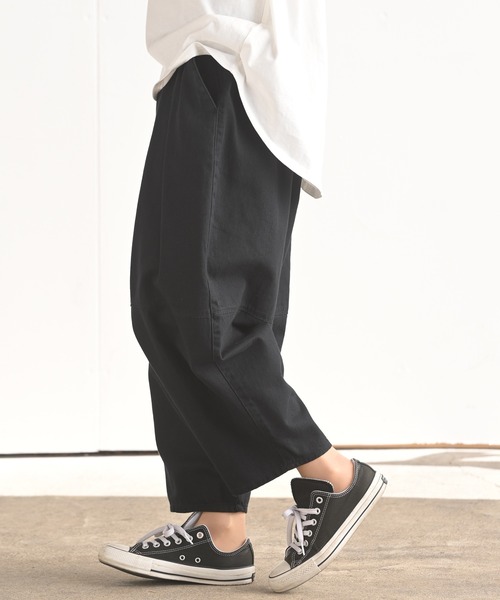 rps（アールピーエス）の「コットンツイルエッグパンツ（その他パンツ・レディース・カーキ/ブラック/ベージュ/ライトベージュ/ライトカーキ/アイボリー・M/フリー）」の18枚目の写真