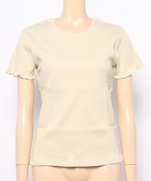 リブインナーTシャツ / パイピング / トップス / カットソー / シンプル
