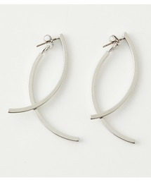 AZUL by moussy | CURVE METAL EARRINGS/カーブメタルイヤリング(ピアス（両耳用）)