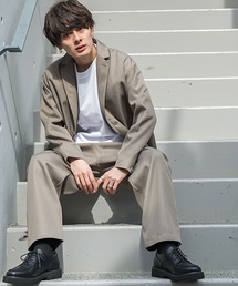 SILVER BULLET | 【上下セットアップ】スタプレテーラードジャケット×ワイドパンツ / CAWILD21-02【/】(セットアップ)
