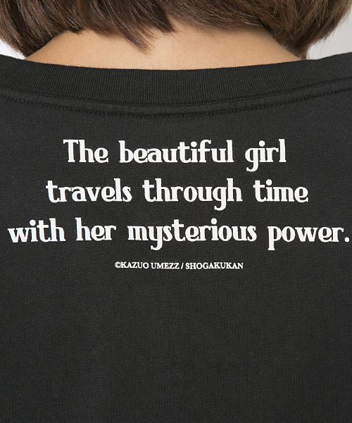 X-girl（エックスガール）の「【楳図かずお】 OROCHI FACE S/S TEE（Tシャツ/カットソー・レディース・ホワイト/ブラック/イエロー・1/2）」の11枚目の写真