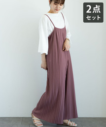 RAY CASSIN FAVORI | ・RAY CASSIN　SET２点TS＆サロペットパンツ＊(サロペット/オーバーオール)