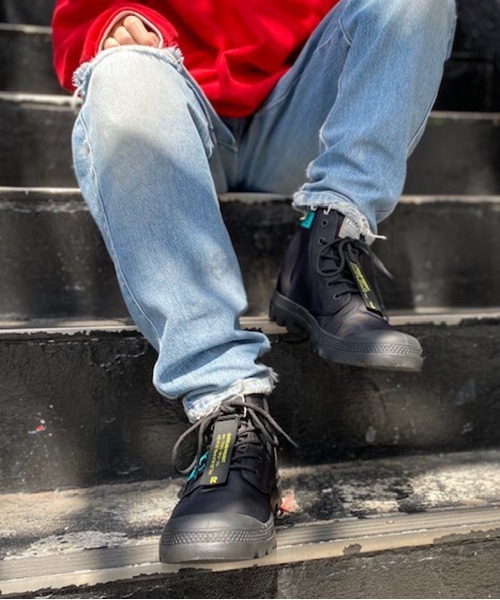 PALLADIUM(パラディウム)の「PALLADIUM/パラディウム PAMPA LITE OVB NEON/パンパ ライト オーバーラボ ネオン(スニーカー・メンズ・ホワイト/グレー/カーキ/ブラック・24cm/26cm/28cm/23.5cm/25.5cm/27.5cm/23cm/25cm/27cm/22.5cm/24.5cm/26.5cm)」の11枚目の写真