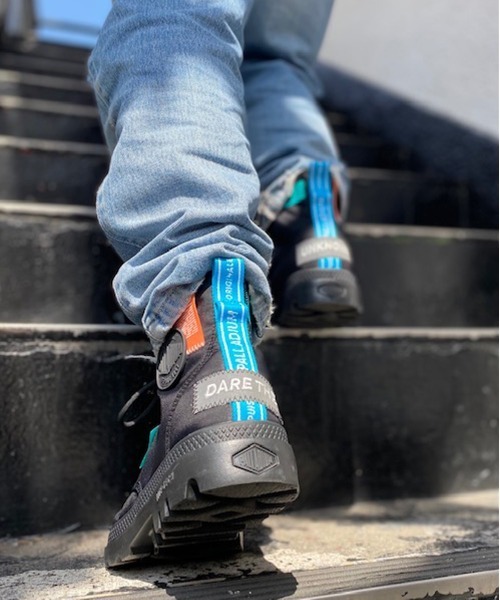 PALLADIUM(パラディウム)の「PALLADIUM/パラディウム PAMPA LITE OVB NEON/パンパ ライト オーバーラボ ネオン(スニーカー・メンズ・ホワイト/グレー/カーキ/ブラック・24cm/26cm/28cm/23.5cm/25.5cm/27.5cm/23cm/25cm/27cm/22.5cm/24.5cm/26.5cm)」の12枚目の写真