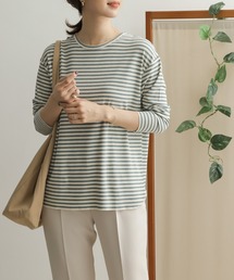 URBAN RESEARCH DOORS | 【WEB限定】ハニカムボーダーロングTシャツ(Tシャツ/カットソー)