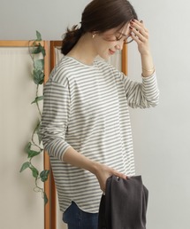 URBAN RESEARCH DOORS | 【WEB限定】ハニカムボーダーロングTシャツ(Tシャツ/カットソー)