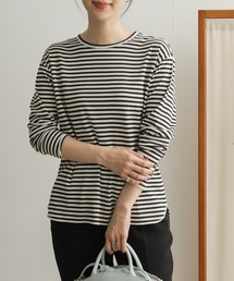 URBAN RESEARCH DOORS | 【WEB限定】ハニカムボーダーロングTシャツ(Tシャツ/カットソー)