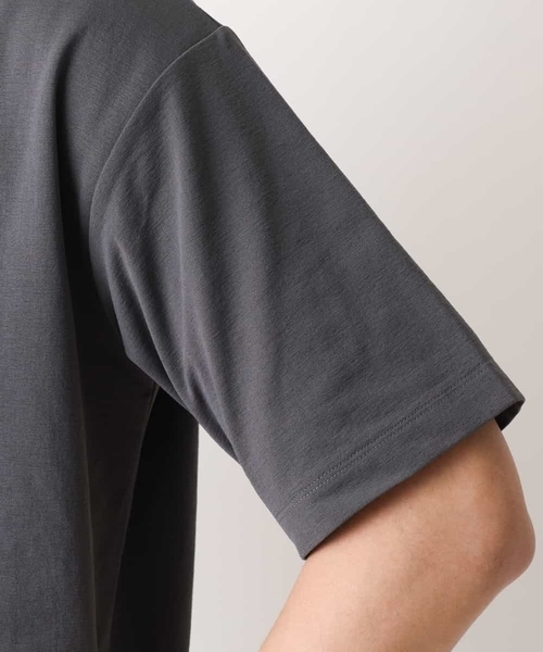 a.v.v（アーヴェヴェ）の「【抗菌防臭/接触冷感/速乾】ドローコードツキワイドシルエットカットソー[WEB限定サイズ]（Tシャツ/カットソー・メンズ・ホワイト/ブラック/チャコールグレー・44/46/50/48/52）」の11枚目の写真
