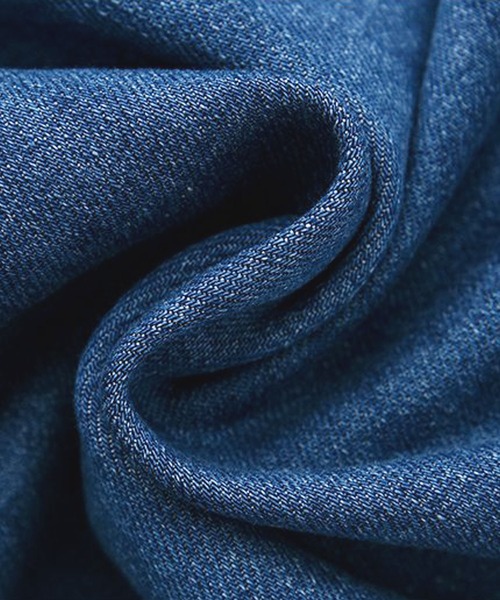 【セール】デニムフレアロングワンピース（ワンピース）｜Doula Doula（ドゥーラドゥーラ）