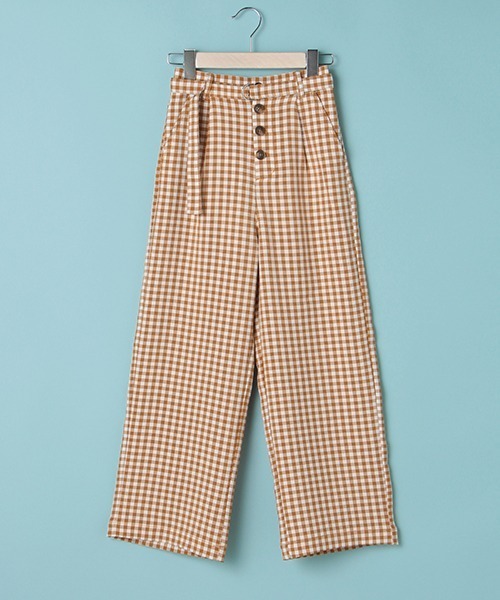 Lindsay（リンジィ）の「細めワイドパンツ（その他パンツ・キッズ・ベージュ/エメラルド/ブラウン・150cm/160cm/140cm）」の16枚目の写真