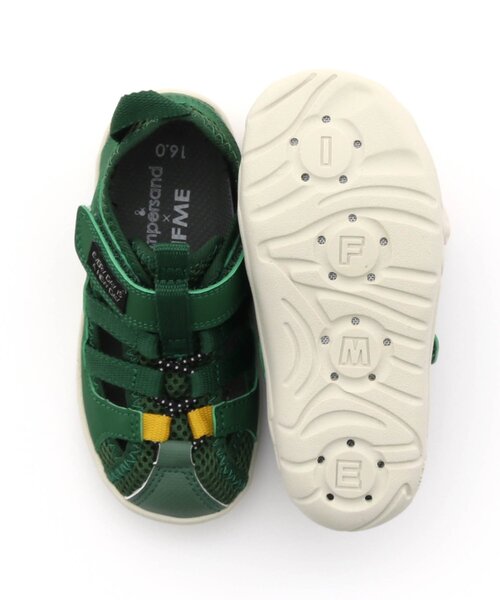 IFME（イフミー）の「IFME(イフミー)編み上げ水抜きユニサンダル(トドラー)（サンダル・キッズ・ブラック/グリーン/アイボリー/グレー/ピンク・16/18/20/19/17）」の12枚目の写真