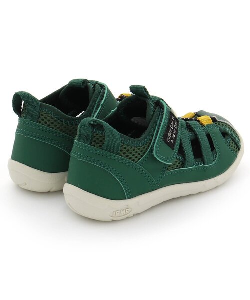 IFME（イフミー）の「IFME(イフミー)編み上げ水抜きユニサンダル(トドラー)（サンダル・キッズ・ブラック/グリーン/アイボリー/グレー/ピンク・16/18/20/19/17）」の9枚目の写真