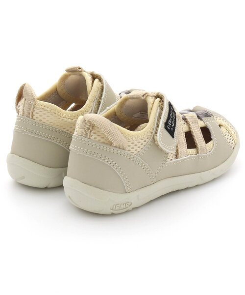 IFME（イフミー）の「IFME(イフミー)編み上げ水抜きユニサンダル(トドラー)（サンダル・キッズ・ブラック/グリーン/アイボリー/グレー/ピンク・16/18/20/19/17）」の6枚目の写真