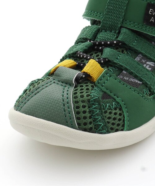 IFME（イフミー）の「IFME(イフミー)編み上げ水抜きユニサンダル(トドラー)（サンダル・キッズ・ブラック/グリーン/アイボリー/グレー/ピンク・16/18/20/19/17）」の16枚目の写真