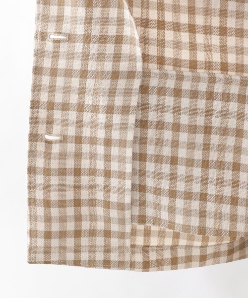 LOWRYS FARM（ローリーズファーム）の「バスケットチェックジャケットＳＳ　925750（テーラードジャケット・レディース・ブラウン/グリーン・FREE）」の17枚目の写真